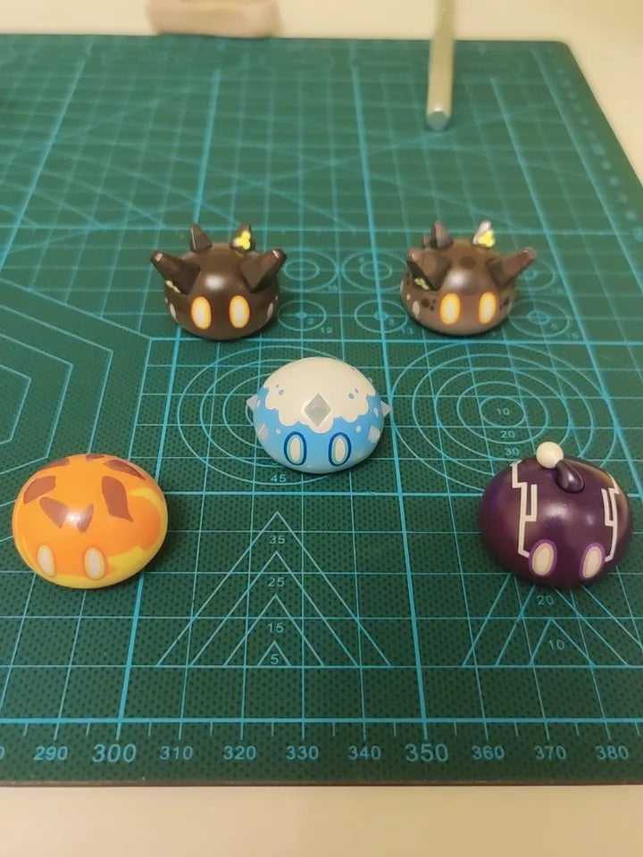 Genshin Impact Cute Slime Series Mini Blind Box & Glass Display Jar
