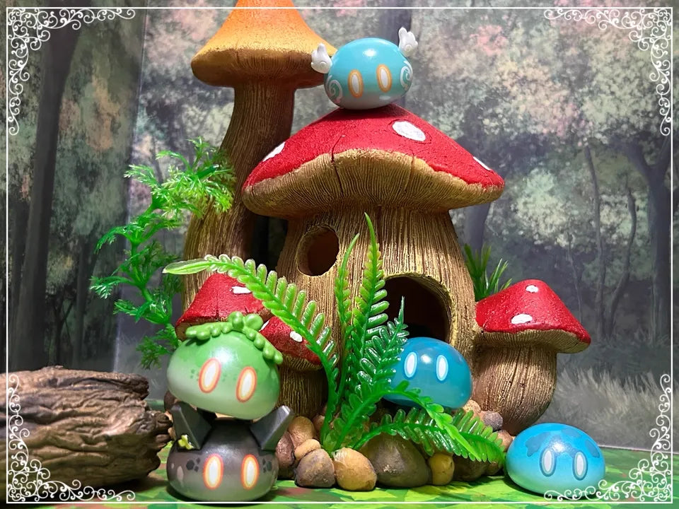 Genshin Impact Cute Slime Series Mini Blind Box & Glass Display Jar