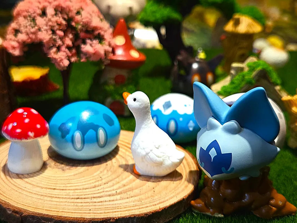 Genshin Impact Cute Slime Series Mini Blind Box & Glass Display Jar