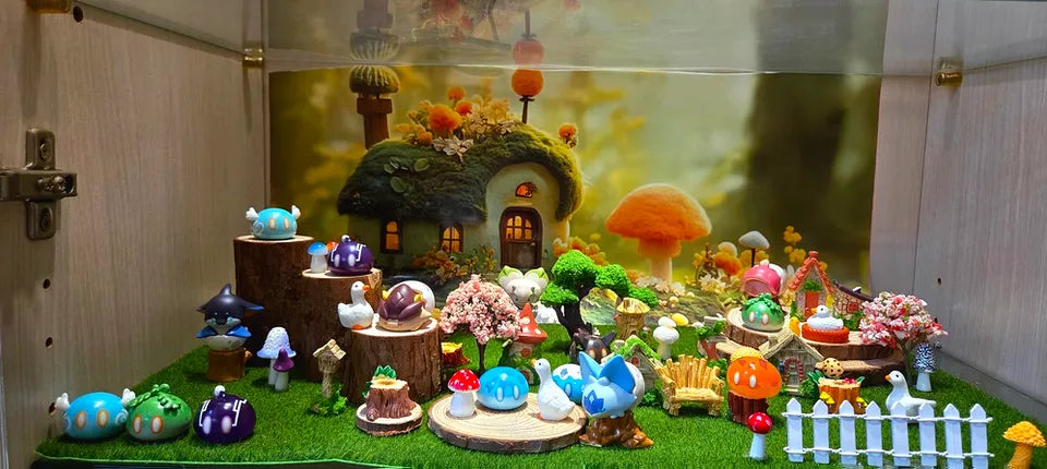 Genshin Impact Cute Slime Series Mini Blind Box & Glass Display Jar