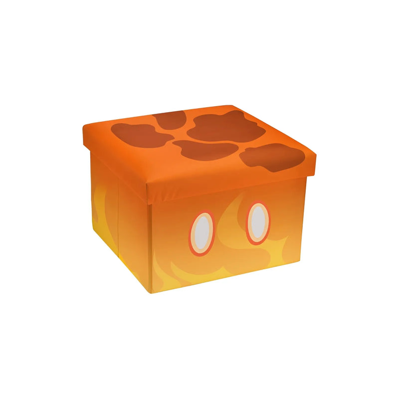 Genshin Impact Slime Series storage stool pyro design orange flame themed
