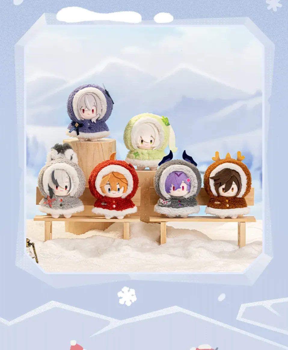 Genshin Impact Snowy Joy Series plush pendant showing fluffy winter outfit and character details