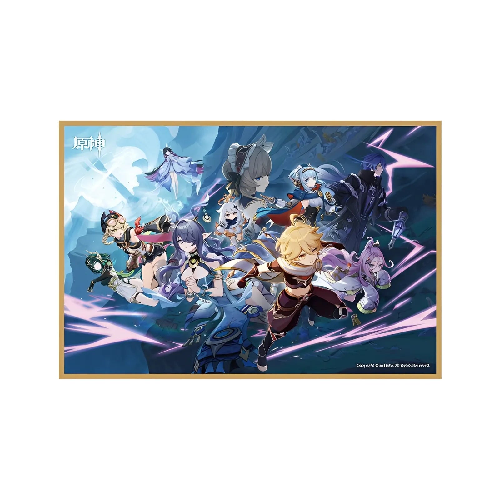 Genshin Impact Song of the Dusty Throne illustration art card