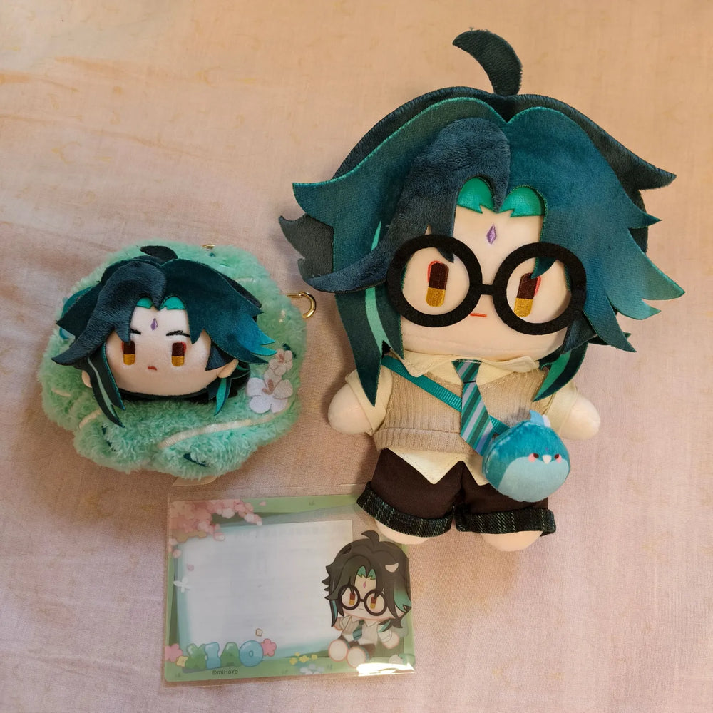 Genshin Impact Spring Blossom Tales Llavero de Peluche con Corona Floral