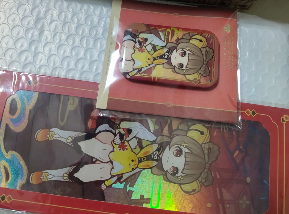 Genshin Impact Spring Breeze Series Badge & Collection Card