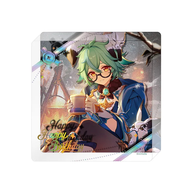 Genshin Impact Sucrose Day of Destiny Series Character Acrylic Coaster