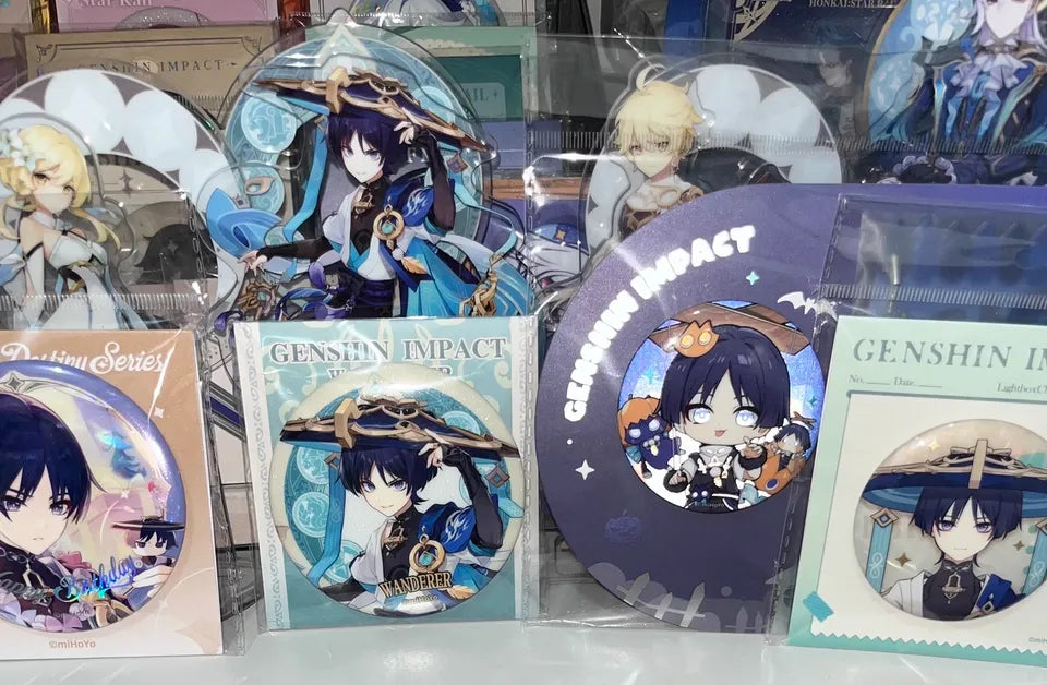 Genshin Impact Sumeru Series Character Badge Pins