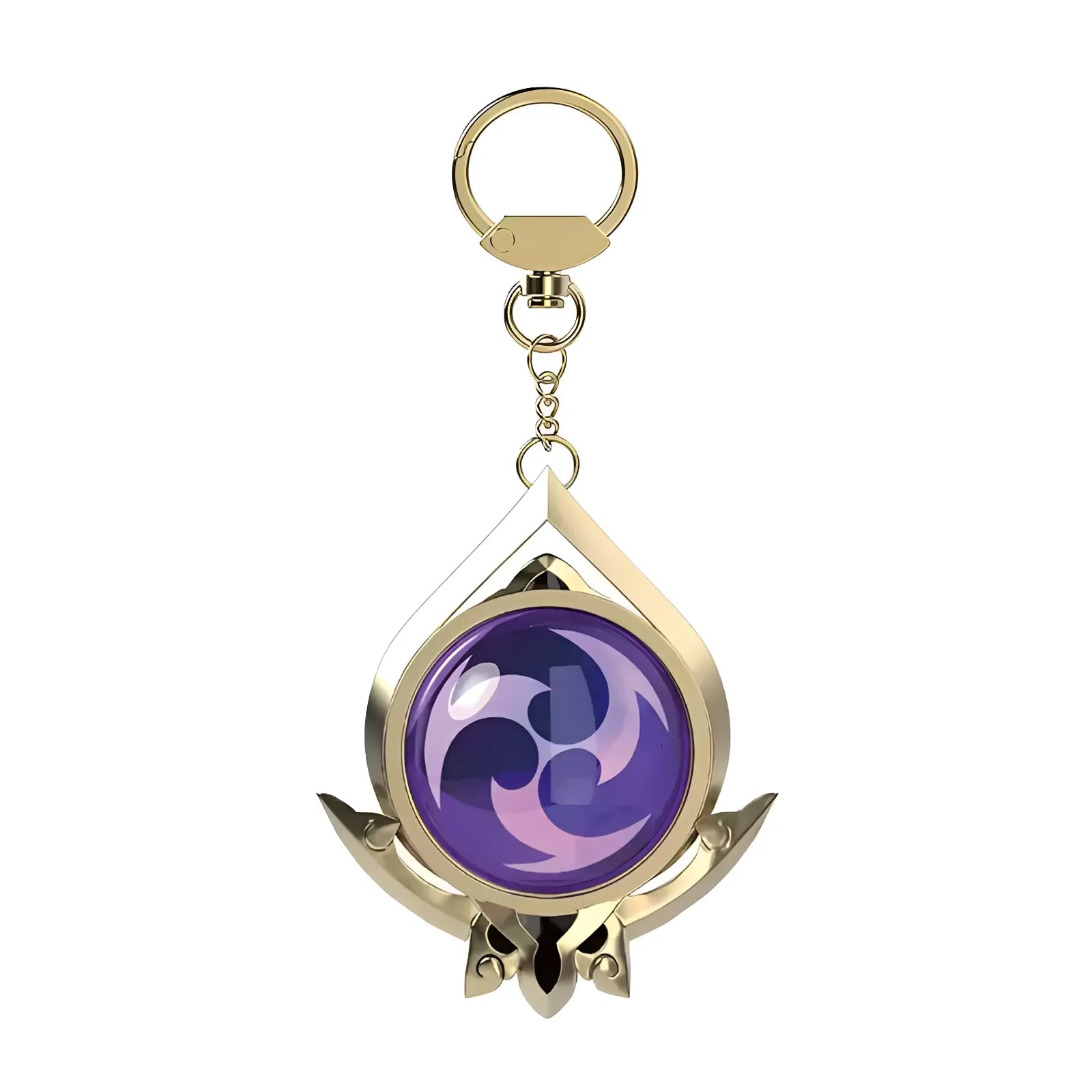 Genshin Impact Sumeru Electro vision keychain lightning element accessory