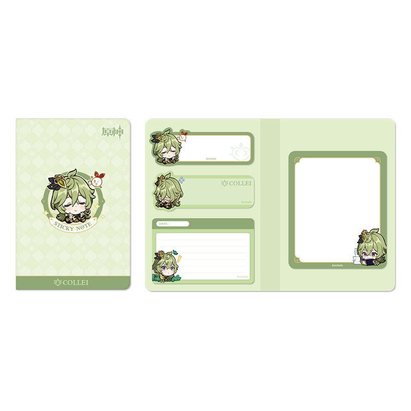 Genshin Impact Sumeru Q style sticky notes set Collei