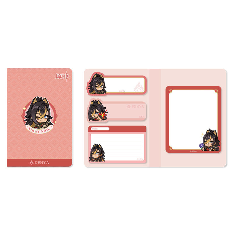 Genshin Impact Sumeru Q style sticky notes set Dehya