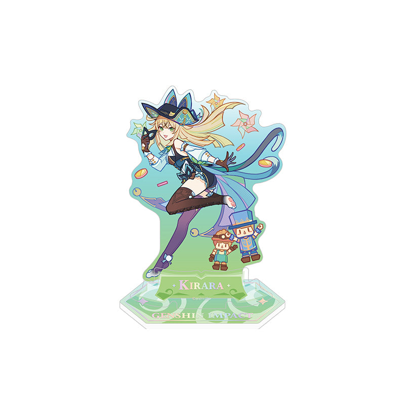 Genshin Kirara acrylic standee from the Summer Dragon Fairyland series with whimsical seasonal character art