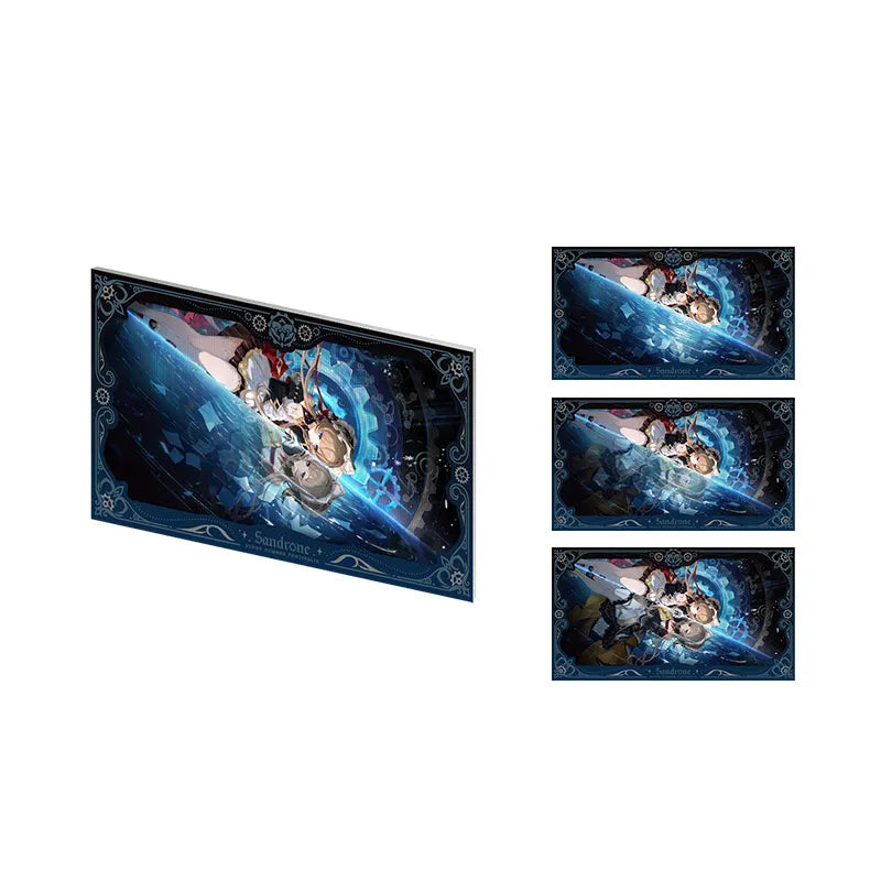 Genshin Impact Sunny Summer Fontinalia Sandrone lenticular display stand showcase