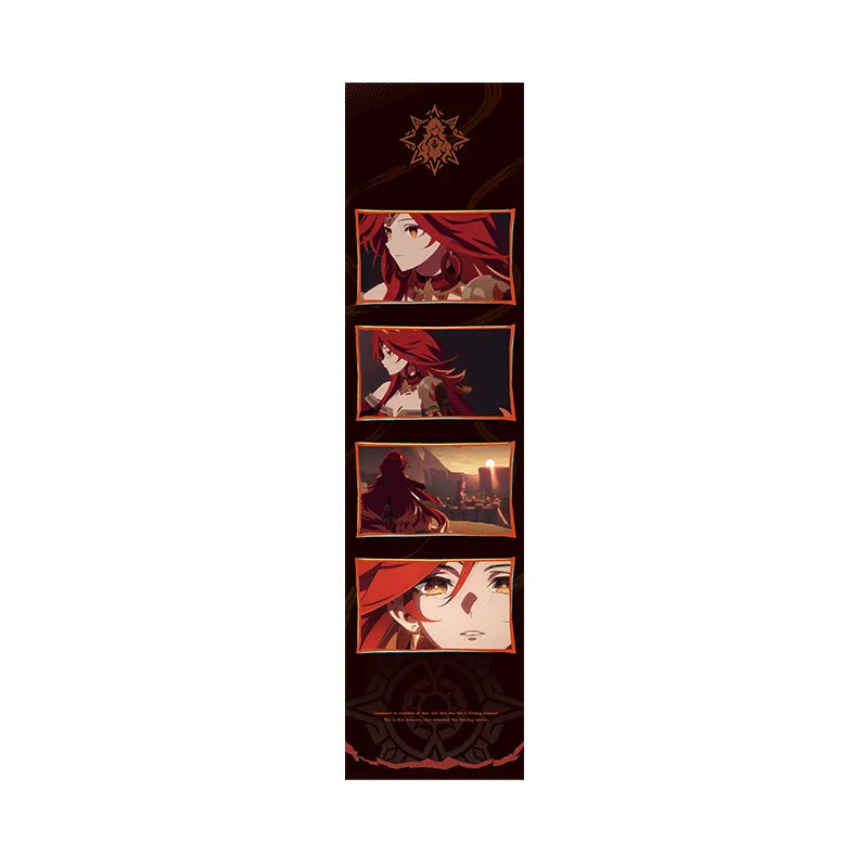 Genshin Impact Sunset Series Film Style Accordion Set Style A featuring Mavuika scenes