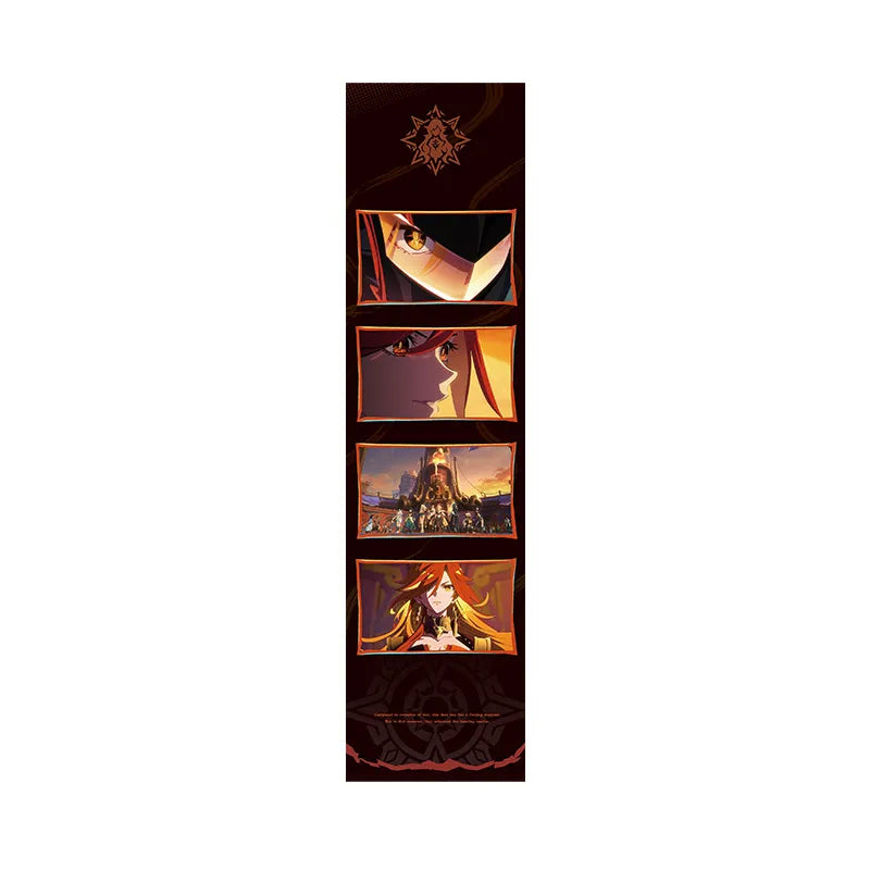Genshin Impact Sunset Series Film Style Accordion Set Style C featuring Mavuika scenes