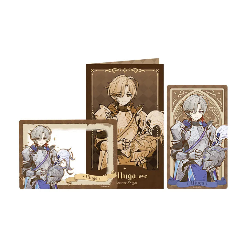 Genshin Impact Tabletop Troupe Illuga collector card set