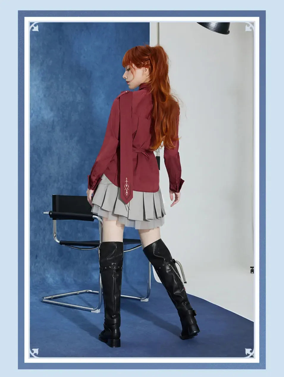 Tartaglia tall boots angled and side product views