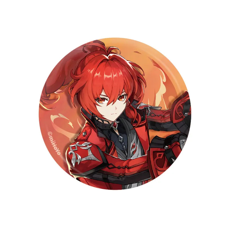 Genshin Impact Teyvat Series Diluc character badge