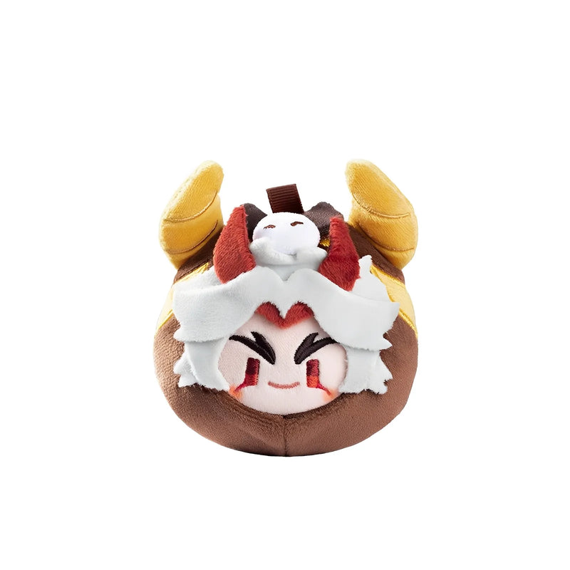 Genshin Impact Arataki Itto Teyvat Zoo animal costume plush keychain collectible