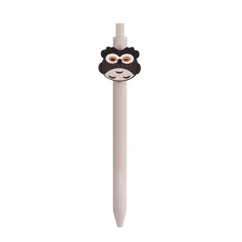 Genshin Impact Teyvat Zoo Diluc gel pen animal themed character design black ink stationery