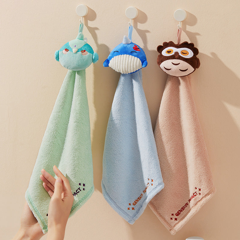 Genshin Impact Teyvat Zoo hanging towel multiple colors character variants