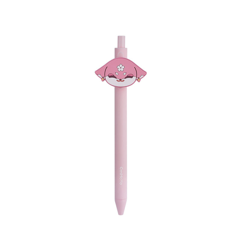 Genshin Impact Teyvat Zoo Yae Miko gel pen animal themed character design black ink stationery