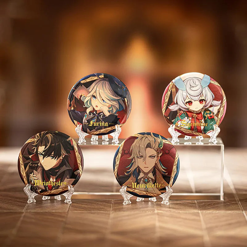 Genshin Impact The Fatui Feast Series character badge blind box collection