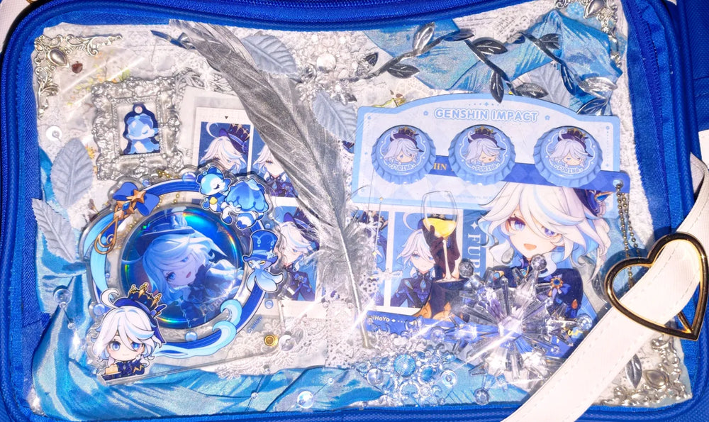 Genshin Impact Serie The Long Way Home – Insignias y Tarjetas Acrílicas