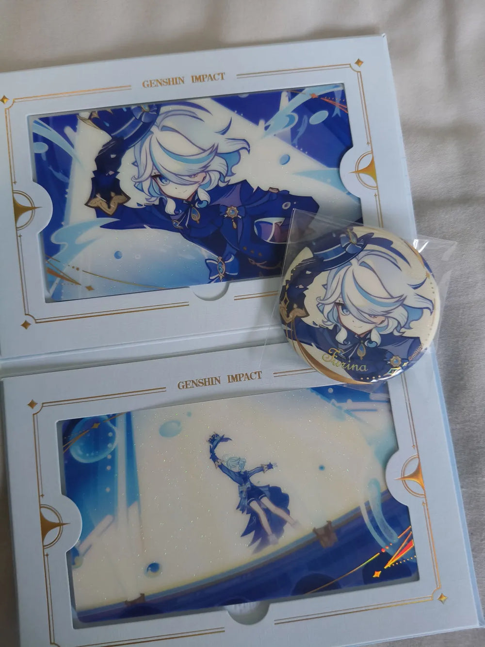 Genshin Impact The Long Way Home Series Badges & Collectible Card Sets