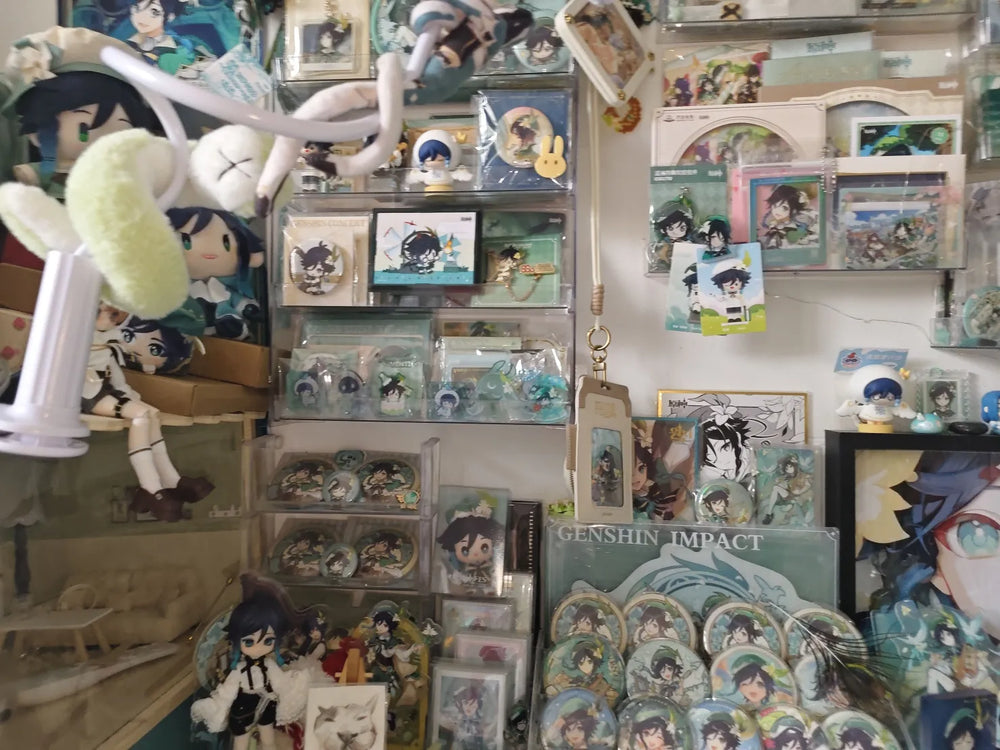 Genshin Impact Serie The Long Way Home – Insignias y Tarjetas Acrílicas