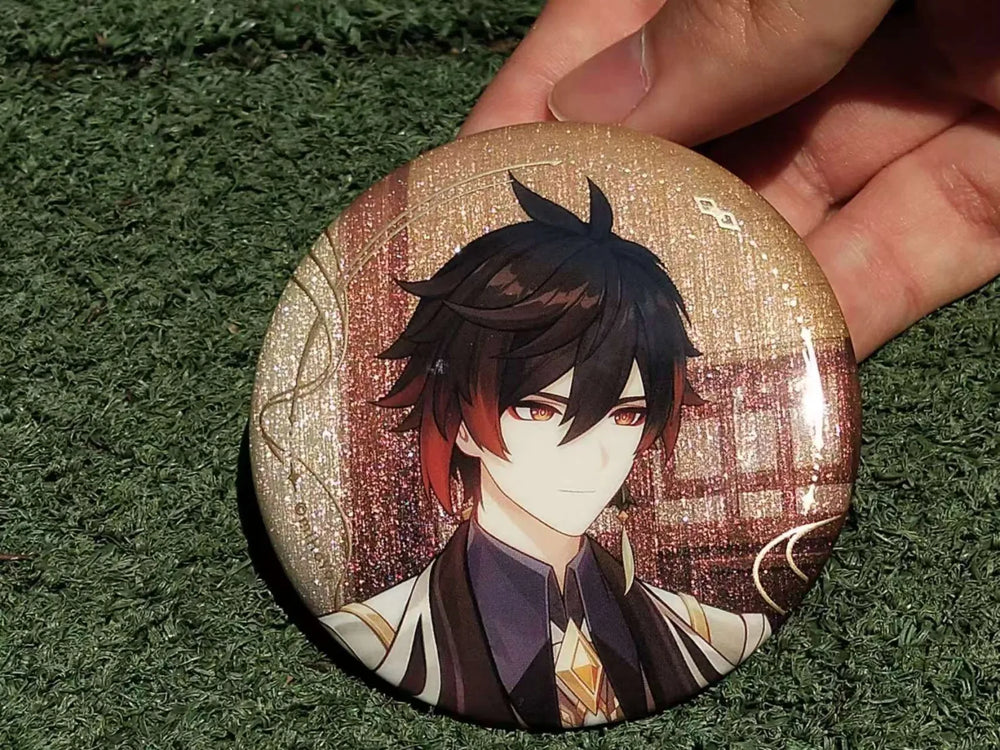 Genshin Impact Serie The Long Way Home – Insignias y Tarjetas Acrílicas