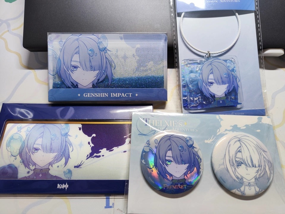 Kit Merch Freminet Genshin Impact – Coleção Thelxie