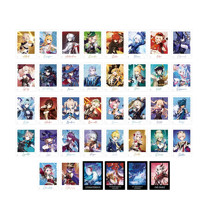 Genshin Impact themed character collection card gift box