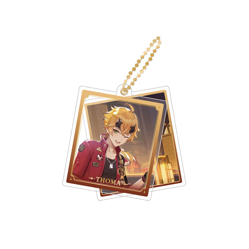 Genshin Impact Thoma rotating double-sided acrylic keychain