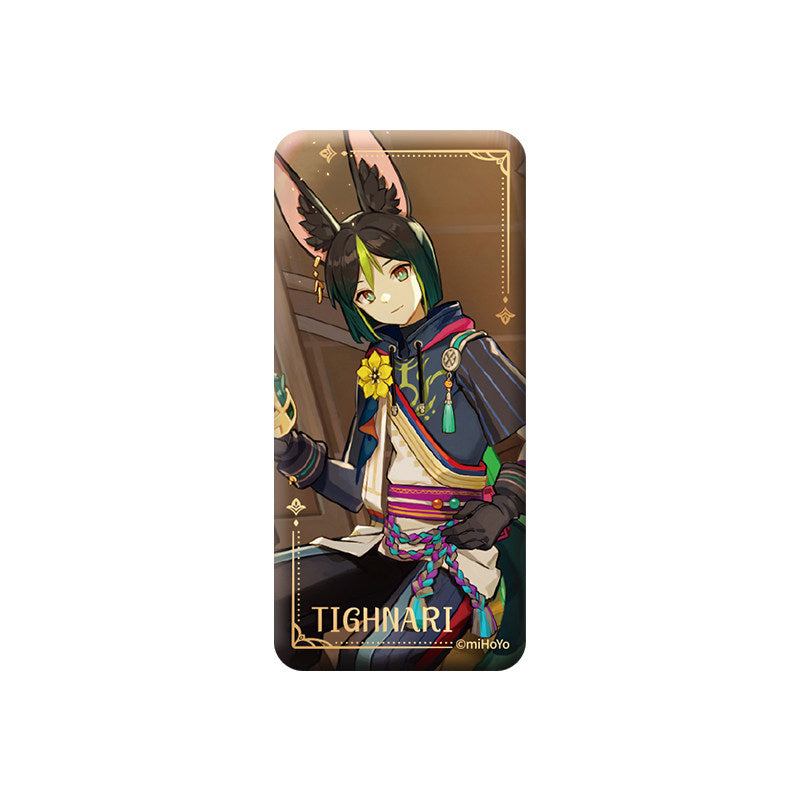 Genshin Impact Tighnari square badge theme series collectible pin