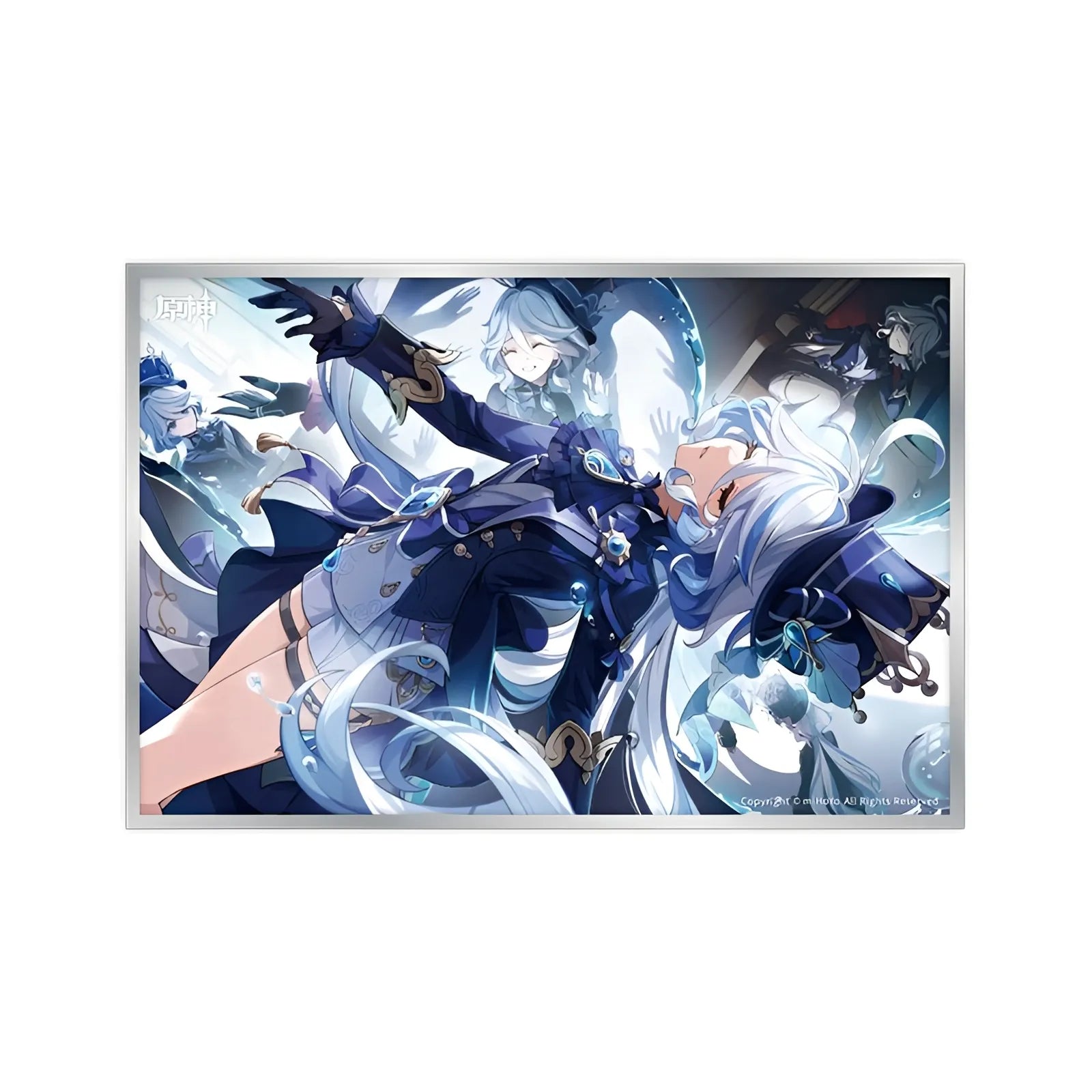 Genshin Impact Two Realms Burning Red Night illustration art card