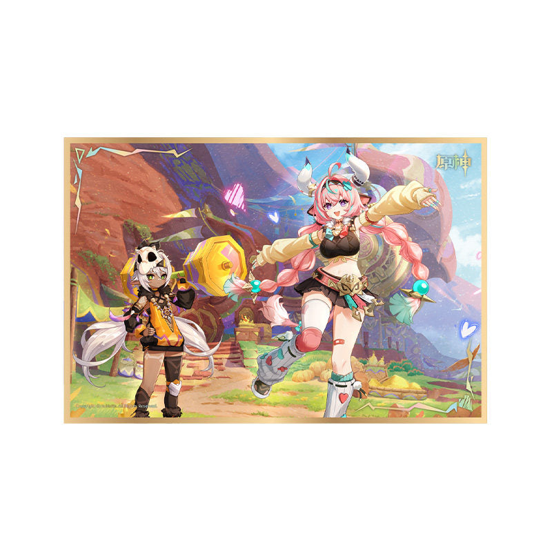 Genshin Impact Varesa acrylic art print theme series collectible card