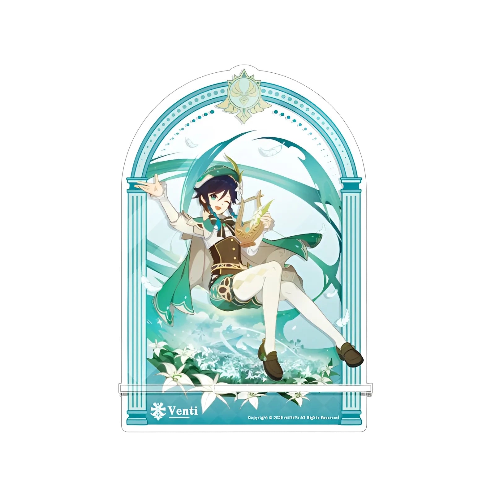 Genshin Impact Venti character acrylic phone stand anime desk display collectible