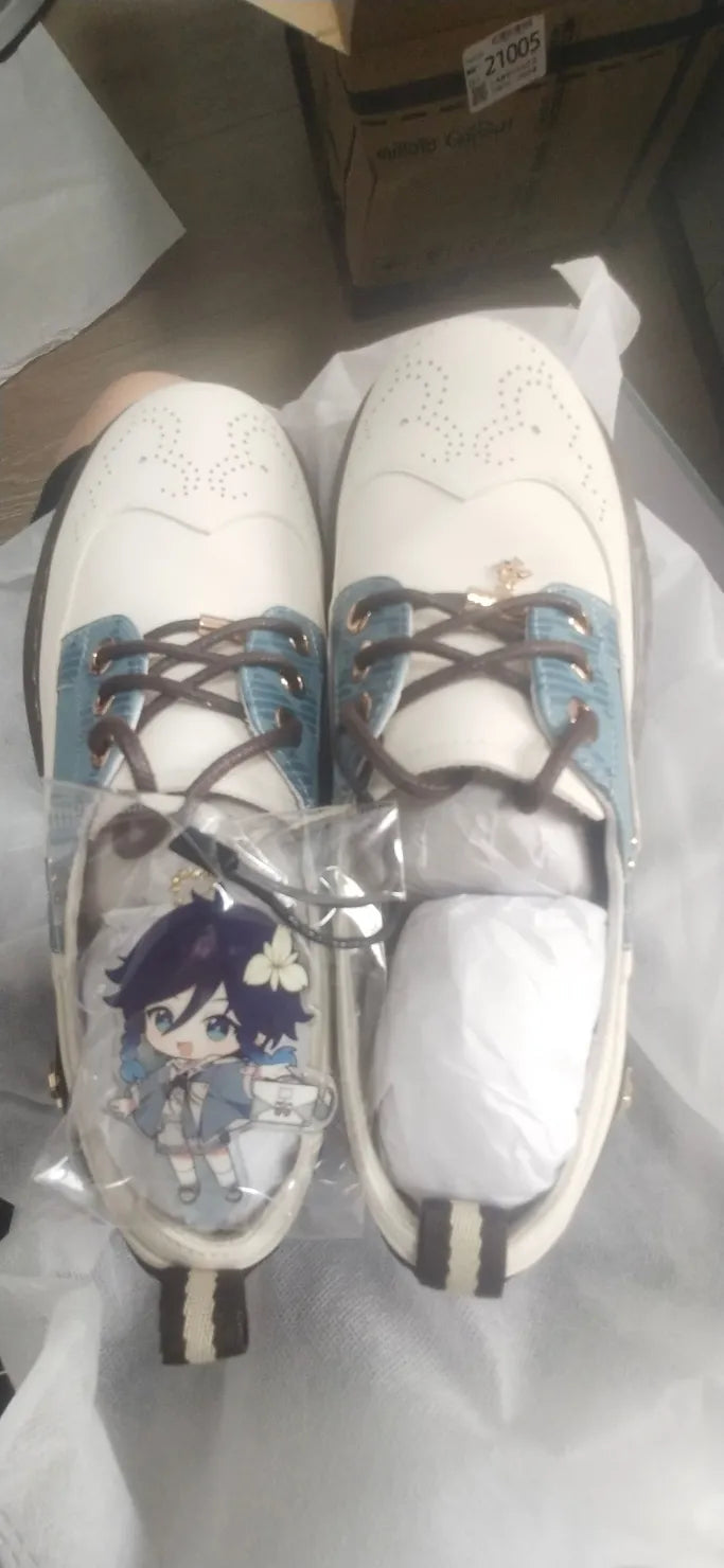 Genshin Impact Venti Themed Impression Oxford Shoes