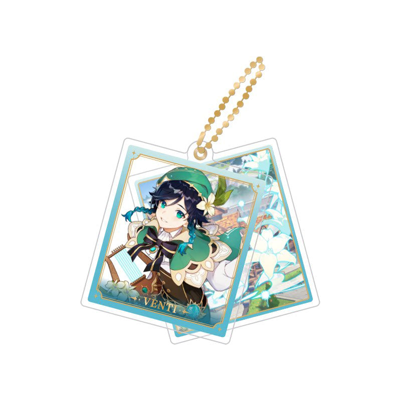 Genshin Impact Venti rotating double-sided acrylic keychain