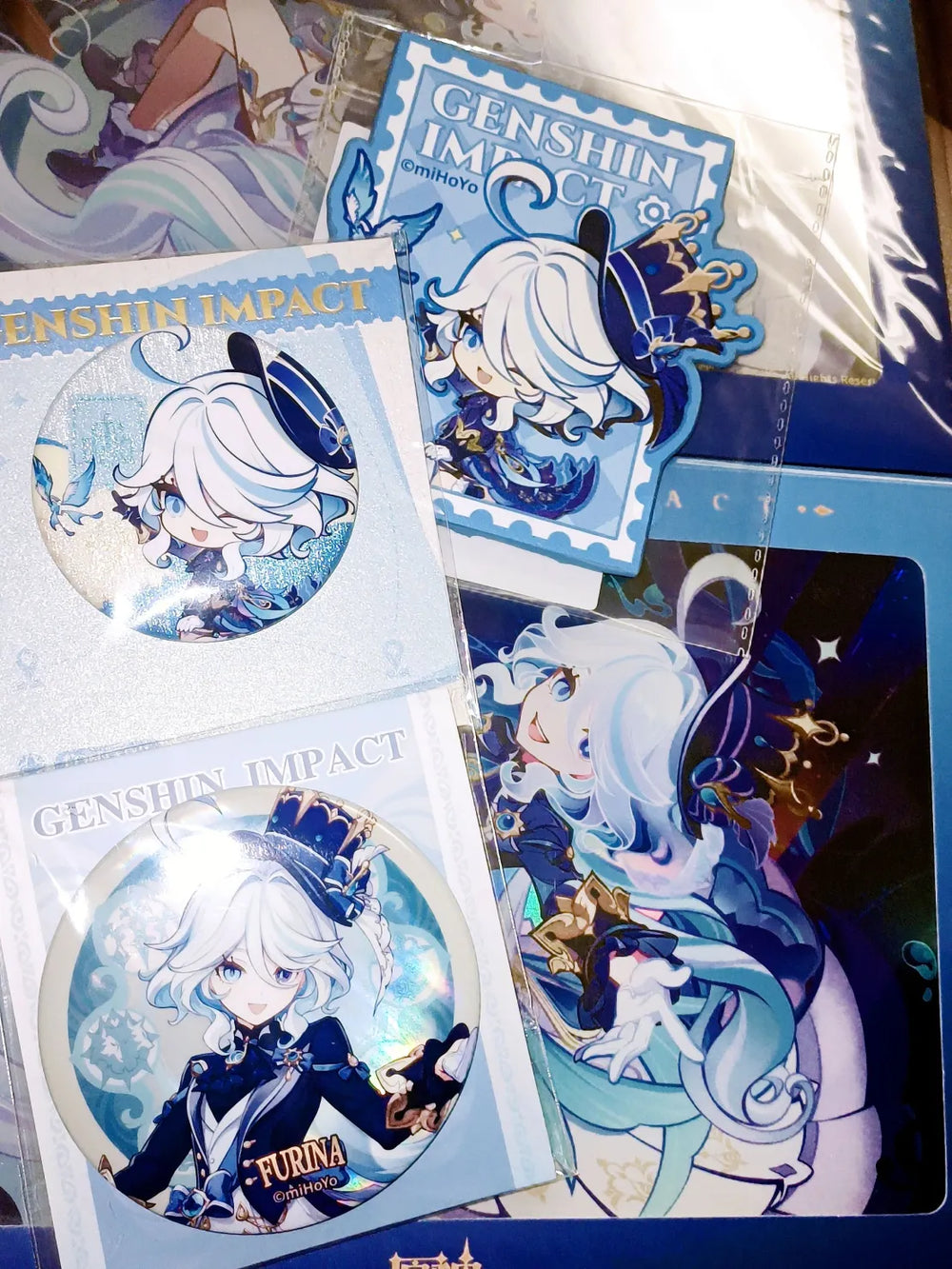 Genshin Impact Version Preview Series Acrylic Art Card Set