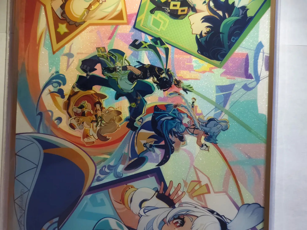 Genshin Impact Version Preview Series Acrylic Art Card Set