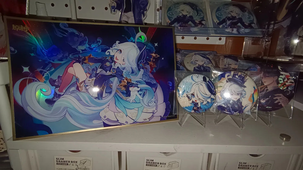 Genshin Impact Version Preview Series Acrylic Art Card Set