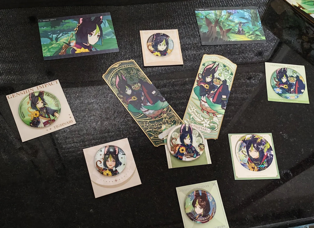 Genshin Impact Charakter-Anstecker Version Preview Serie