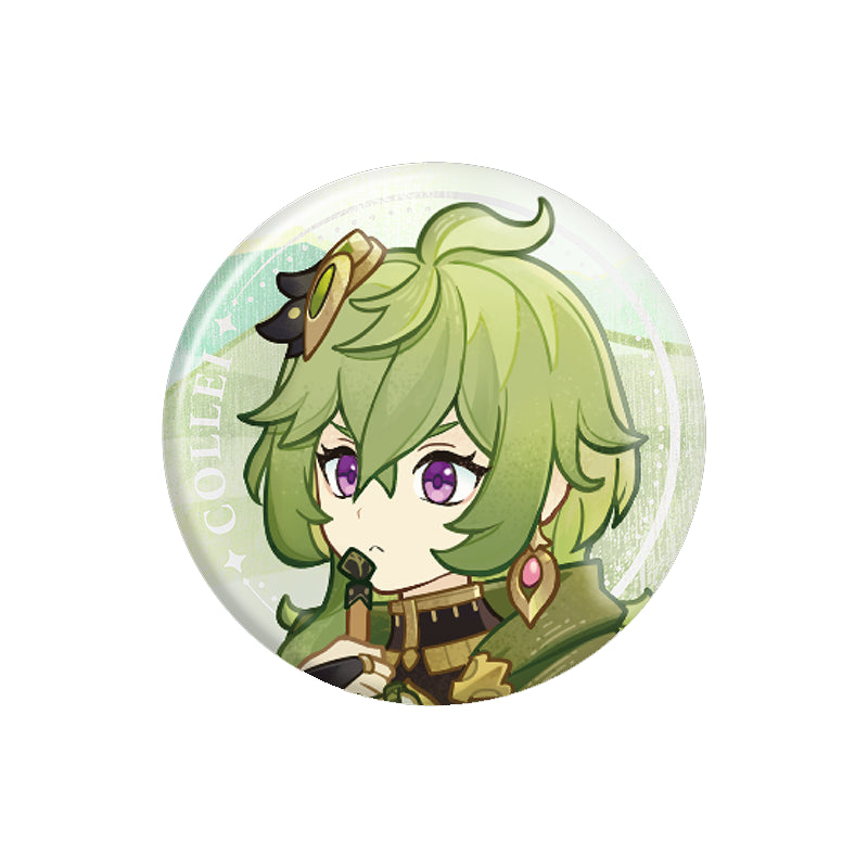 Genshin Impact Collei badge Version Preview Series metal pin character collectible