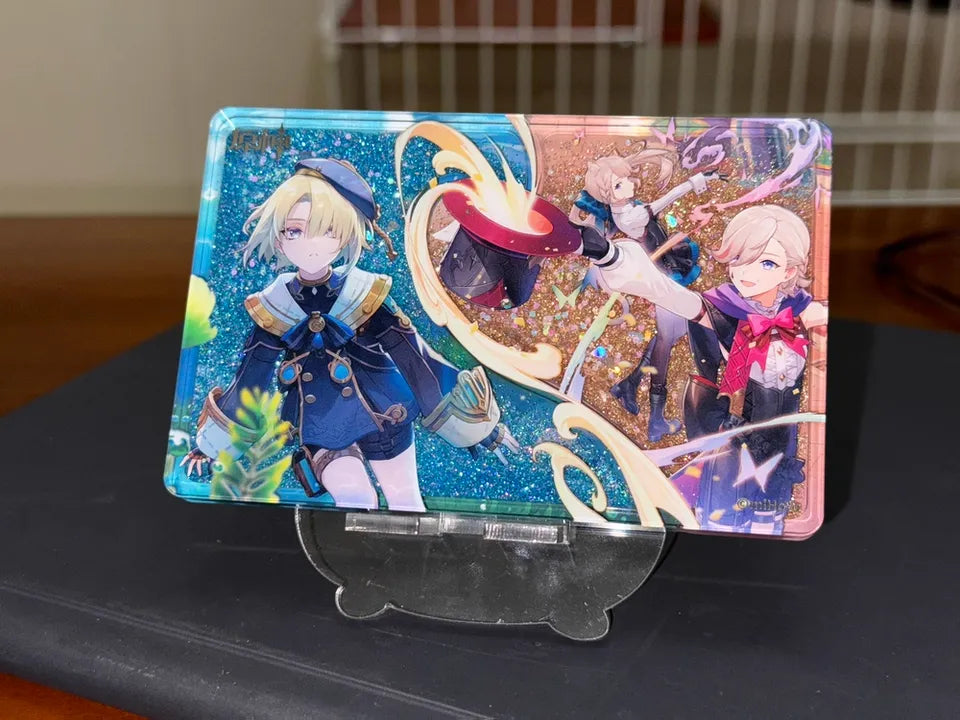 Genshin Impact Dual-Color Flowing Sand Acrylic Stand – Wanderer