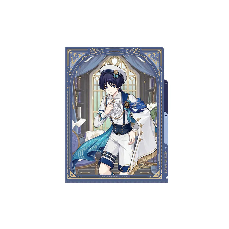 Genshin Impact Wanderer Resplendent Feast multi-layer file folder collectible merch