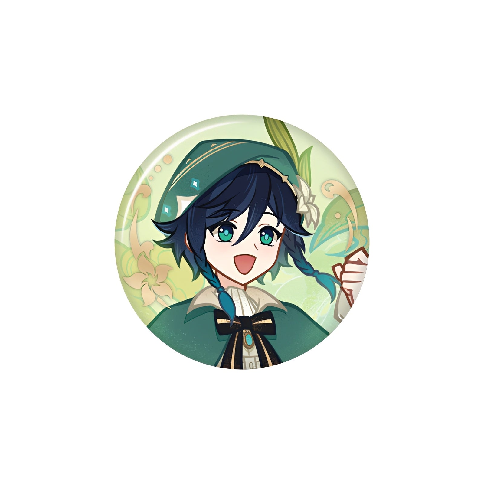 Genshin Impact Venti badge from Waterborne Poetry Collection tinplate design 58mm