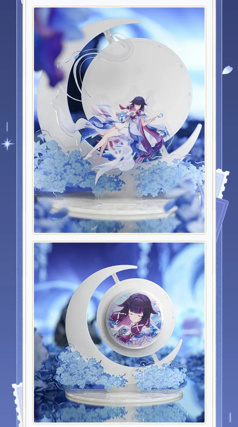 Blessing of the Welkin Moon Columbina Valley Display Accessory front and back
