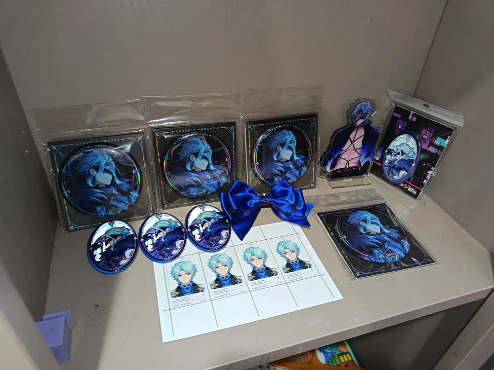 原神 Winter Night’s Laze アクリル流砂画&バッジセット