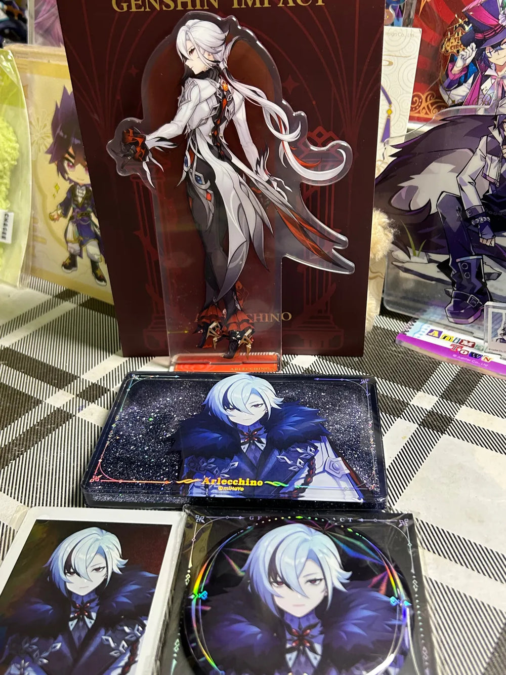 原神 Winter Night’s Laze アクリル流砂画&バッジセット